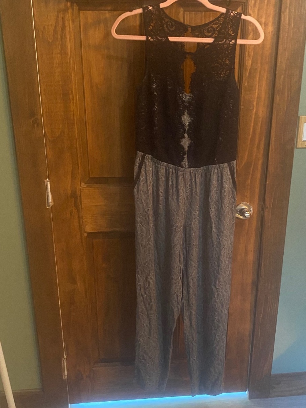 Elevenses Anthropologie jumpsuit XS lace